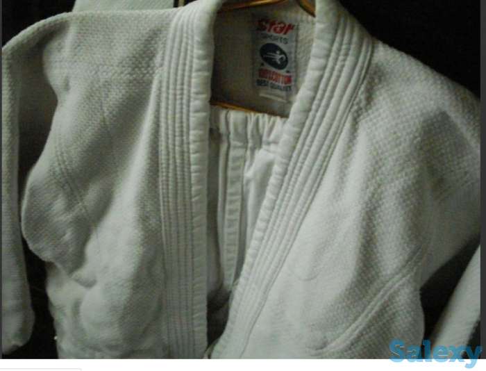 Кимоно для мальчика 11-12 лет для занятий восточными единоборствами, фотография 1