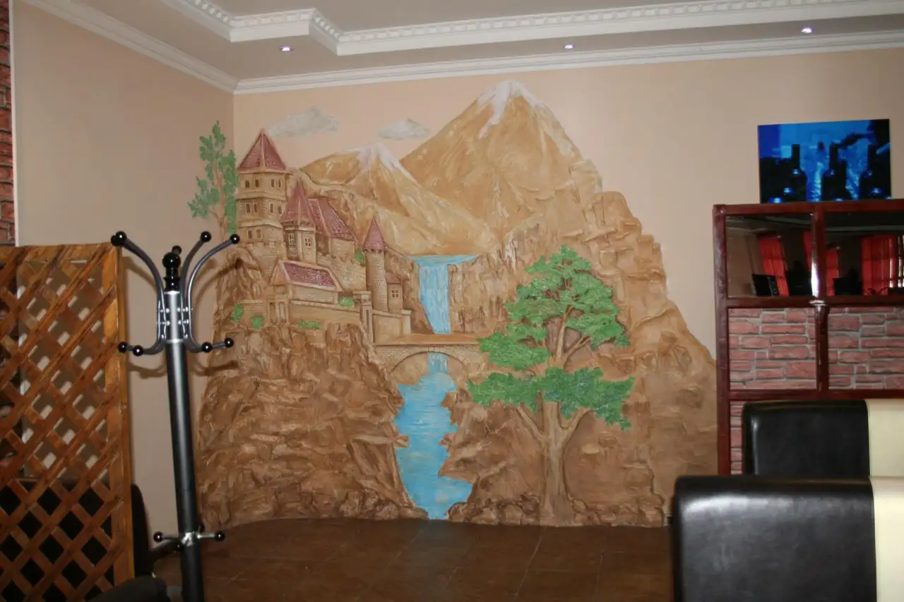 Художественное оформление помещений, барельефы,рельефные панно,объёмные картины, скульптура,роспись стен., фотография 14