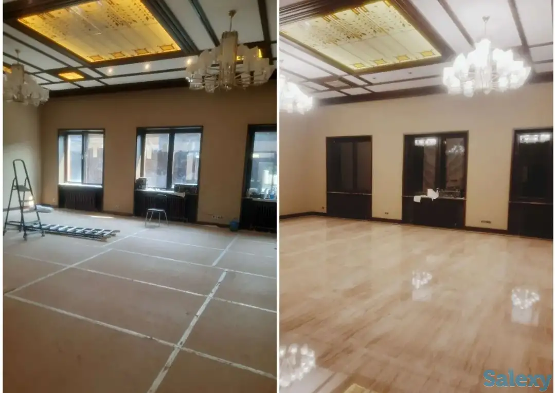 Генеральная влажная уборка после ремонта квартир домов коттеджей офисов магазинов кафе ресторан склад помещений, фотография 9