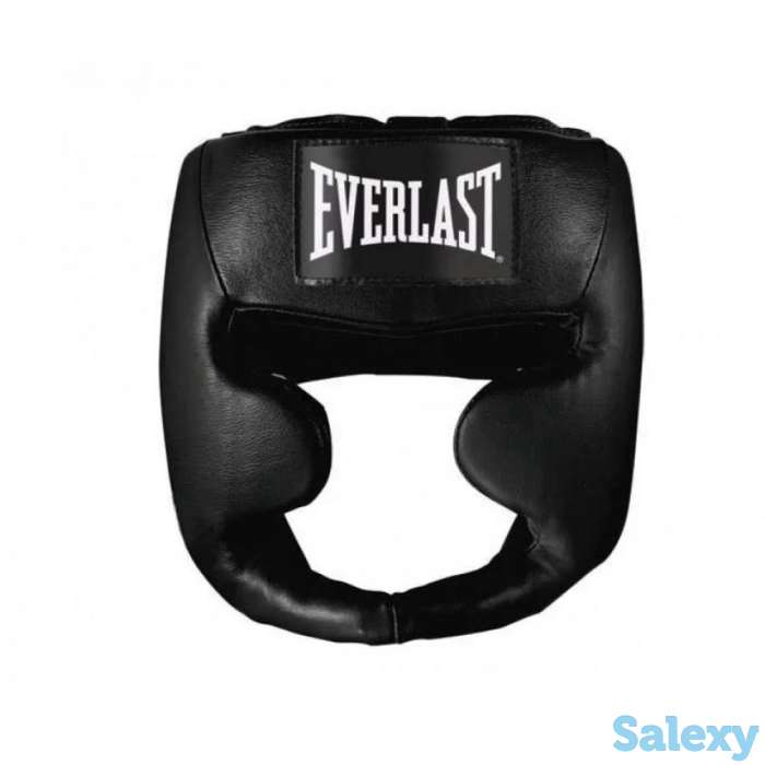 Шлем боксерский Everlast кожа, фотография 1