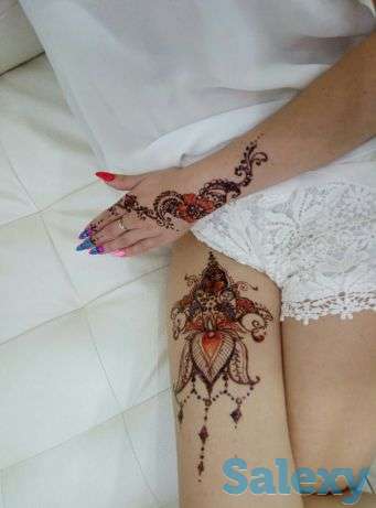 Роспись по телу хной, глитером.Свадебное мехенди,, фотография 2
