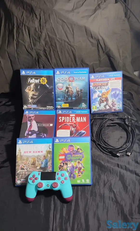 Sony PlayStation 4 Slim {500 GB) + 10 игр + Аккаунт, фотография 5