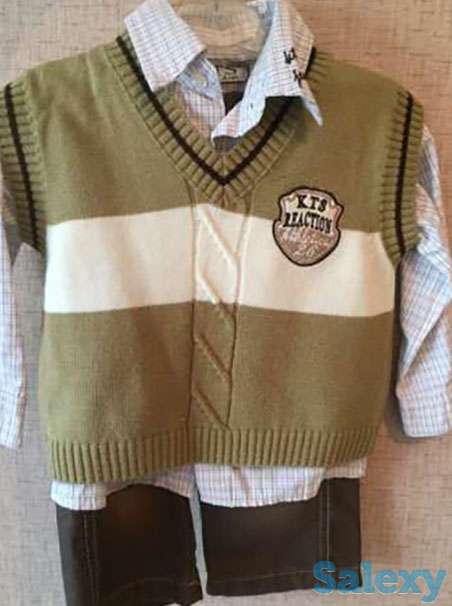 Костюм тройка джинсы и рубашка, фотография 1