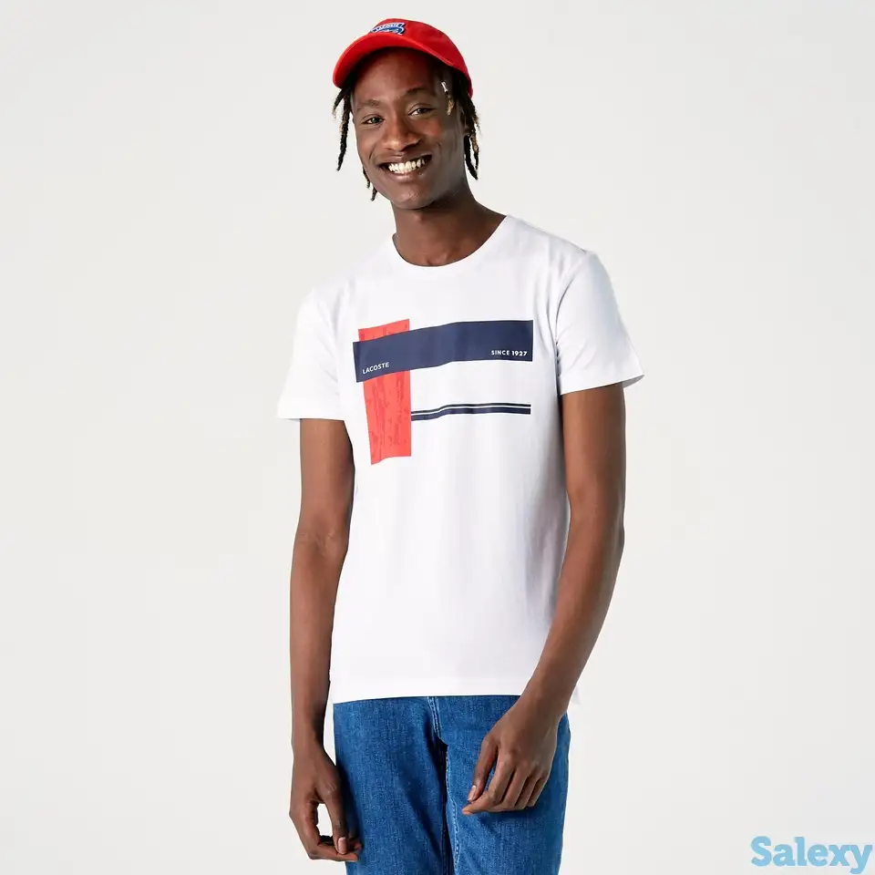 Мужская футболка lacoste slim fit, фотография 1