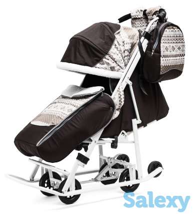 Санка коляска Nika Pikate г. Астана РАССРОЧКА КРЕДИТ, Kaspi Red, ДОСТАВКА!, фотография 3