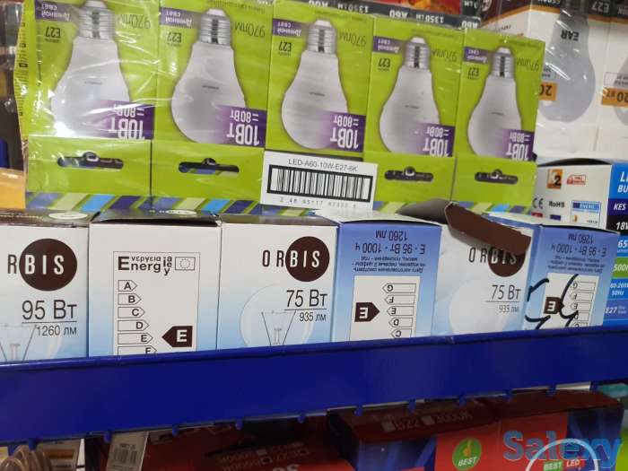 Лампочки, лампа накаливания Ear, Osram, Космос, Led, Camelion и тд, фотография 5