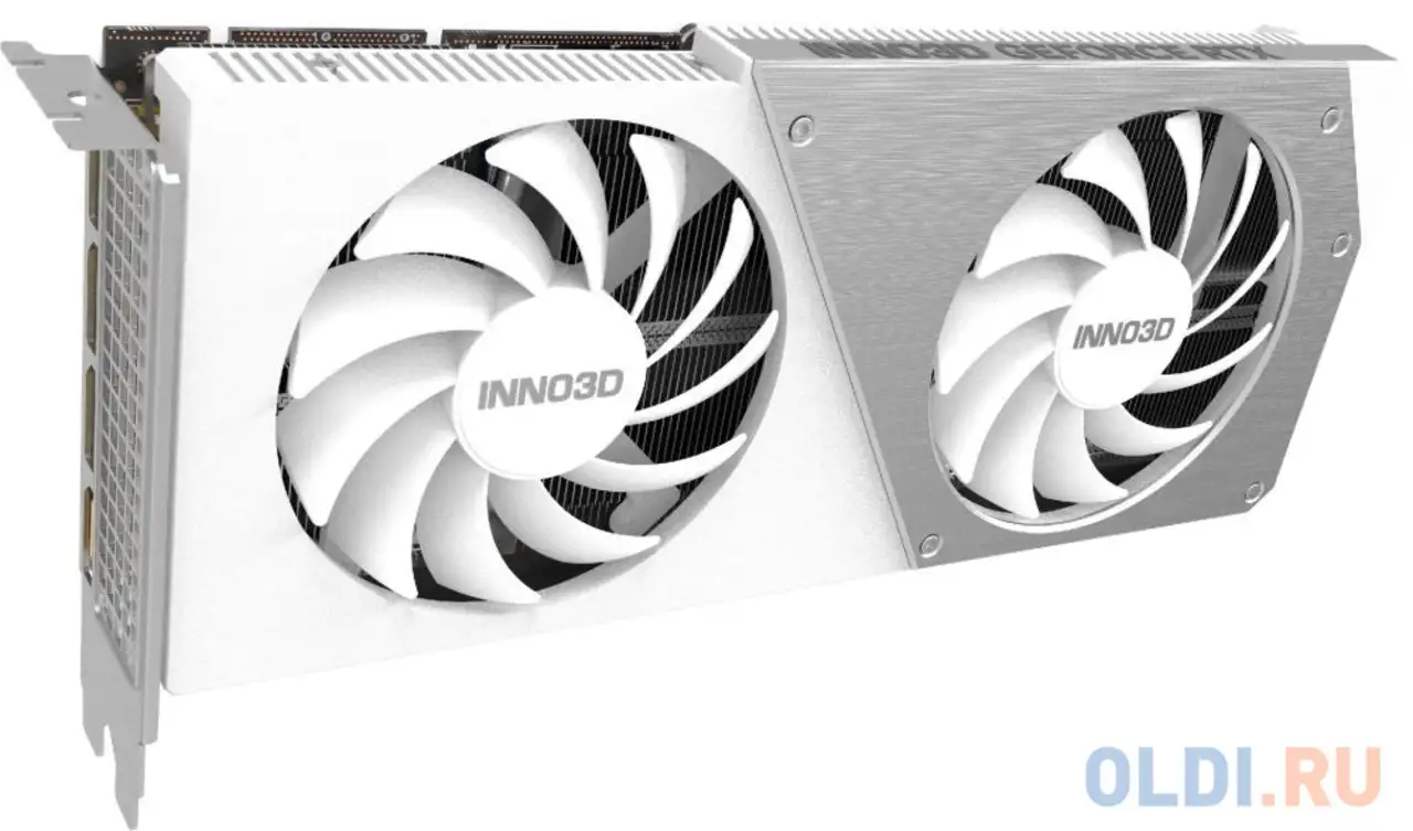 Видеокарта inno3d nvidia geforce rtx 4060 ti twin x2 oc white, фотография 1