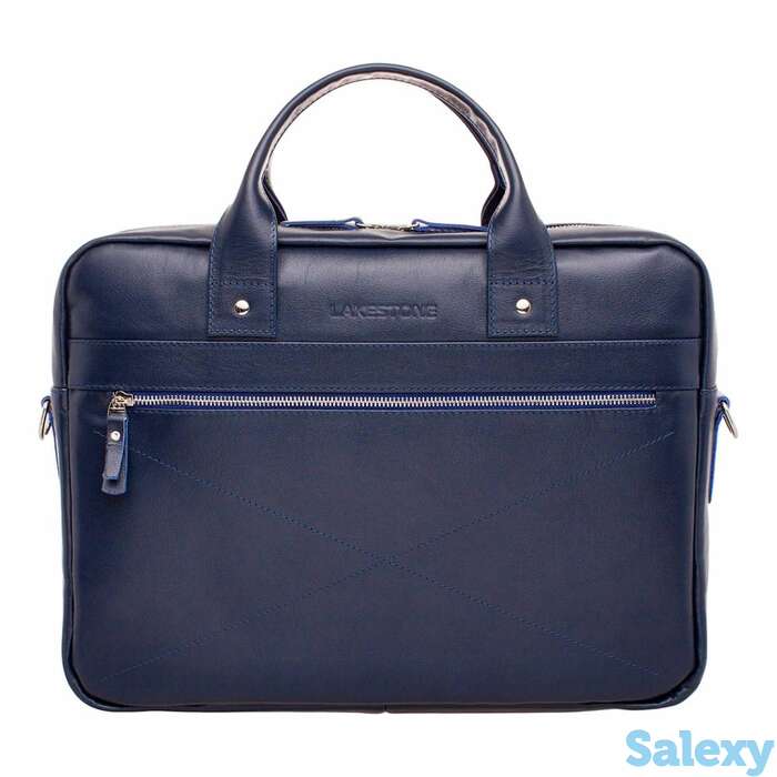 Деловая сумка Bartley Dark Blue для ноутбука, фотография 1