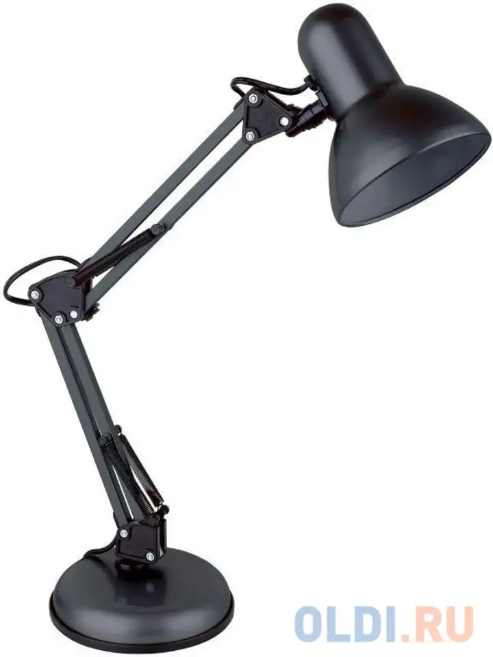 Светильник настольный lucia юниор (465-b) на подставке e27 черный, фотография 1