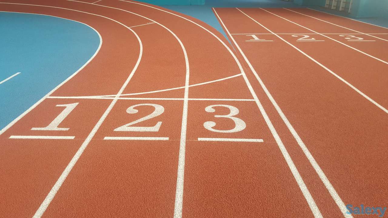 тартановое покрытие с монтажом, фотография 2