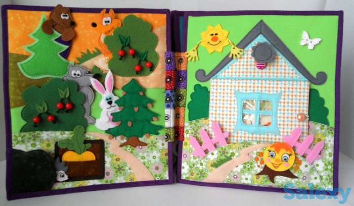 Шью из фетра и текстиля развивающие книжки. Любой сложности., фотография 2