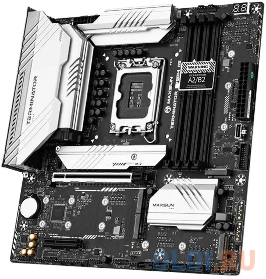 Материнская плата maxsun <ms-terminator z790m d5> lga1700 <z790> 1*pciex16, 1*pciex4, 5*, фотография 1