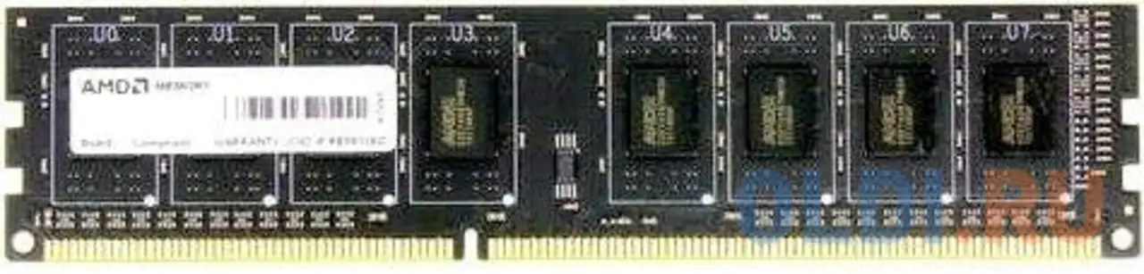 Оперативная память для компьютера amd r538g1601u2sl-uo dimm 8gb ddr3l 1600mhz, фотография 1