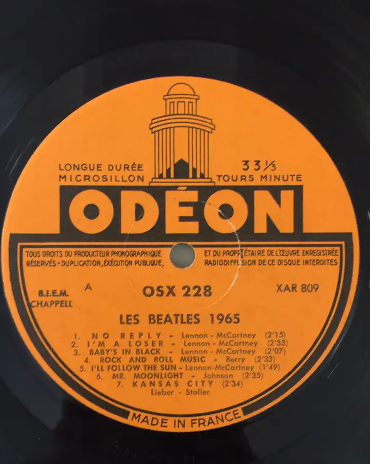 The Beatles 1965 Очень Редкий Винил, фотография 2