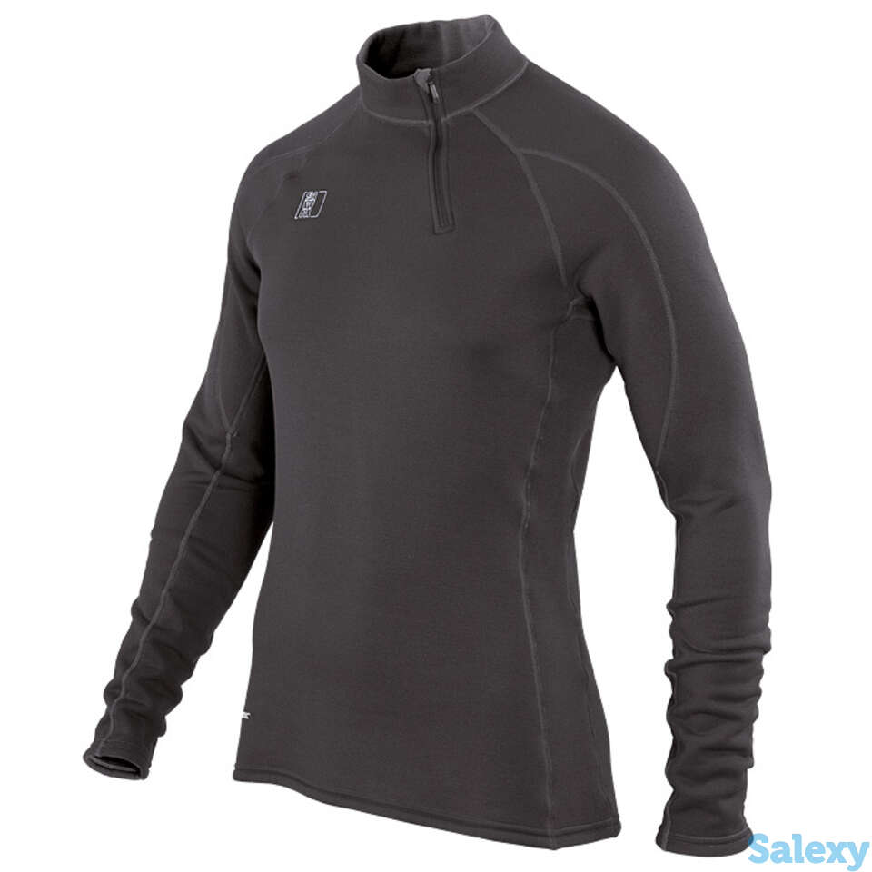 Термобелье майка сивера сноуи с воротником мужская черная, фотография 1