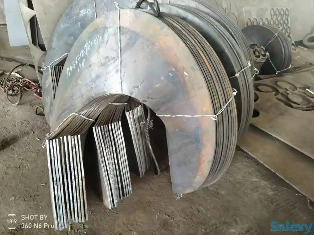 Шнеки, Шнековые спирали цельнотянутые, Витки шнека, Сегменты шнека, фотография 1