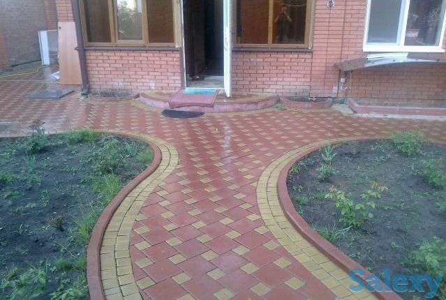 Укладка тротуарной плитки, фотография 2