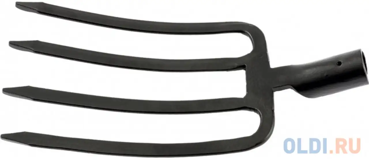 Вилы 4-х рогие, огородные, 180х280 мм, кованые, без черенка// сибртех, фотография 1