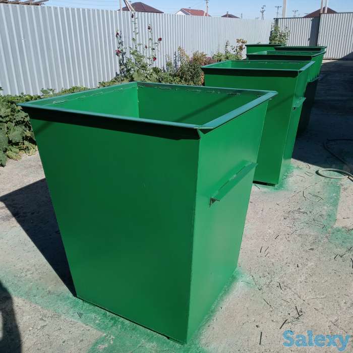 Мусорный контейнер для ТБО 0,75м3, 0,75 кубов, 750л Атырау 0,8 кубов, фотография 1