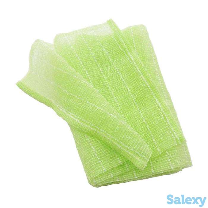 Мочалка для душа он:е awayuki body towel (зелёная, жёсткая), фотография 2