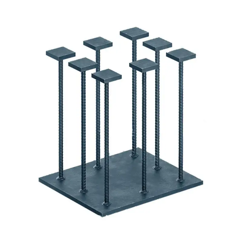 Закладные детали: пластина стальная с приварными анкерами, фотография 1