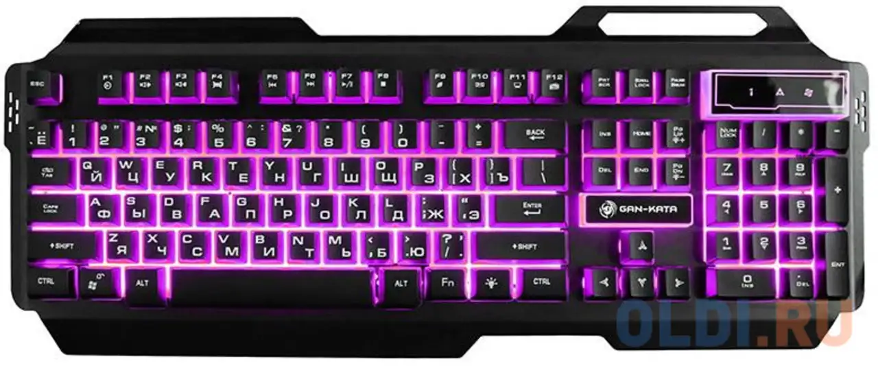 Клавиатура проводная dialog gan-kata kgk-25u usb черный, фотография 1