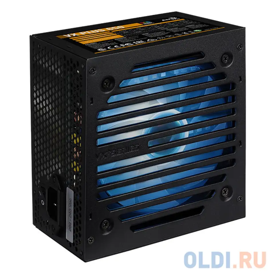 Блок питания aerocool vx plus 650 rgb 650 вт, фотография 1