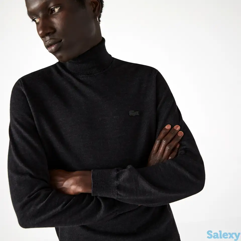 Мужской свитер lacoste из мериносовой шерсти, фотография 1