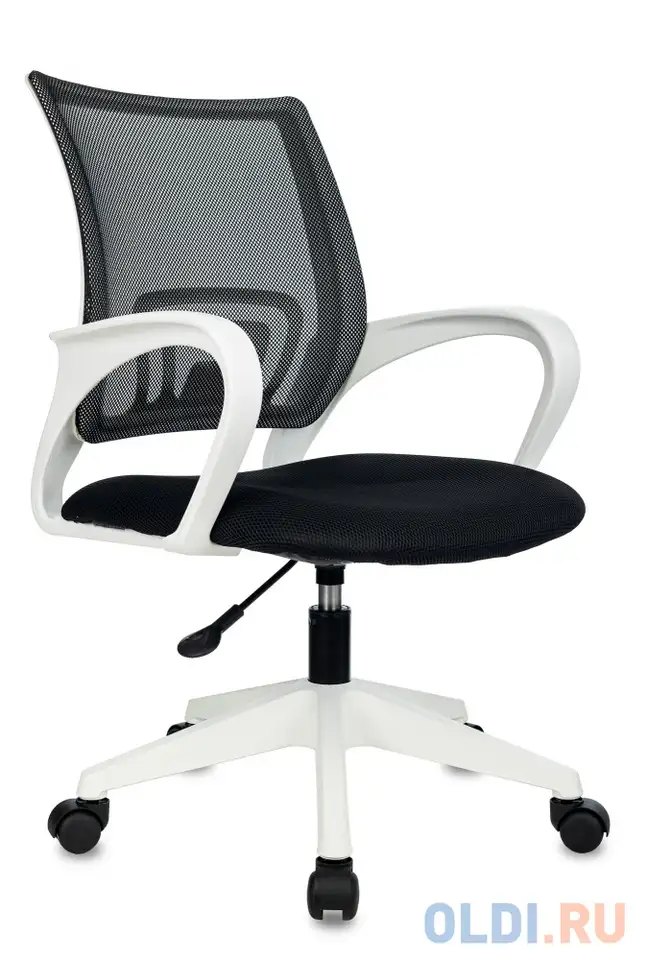 Кресло бюрократ ch w 696 черный tw-01 tw-11 сетка/ткань крестов. пластик, фотография 1