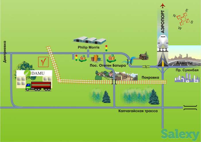 Складские помещения в аренду, Илийский р-н, пос. Байсерке, ул. Султана Бейбарса 1, фотография 2