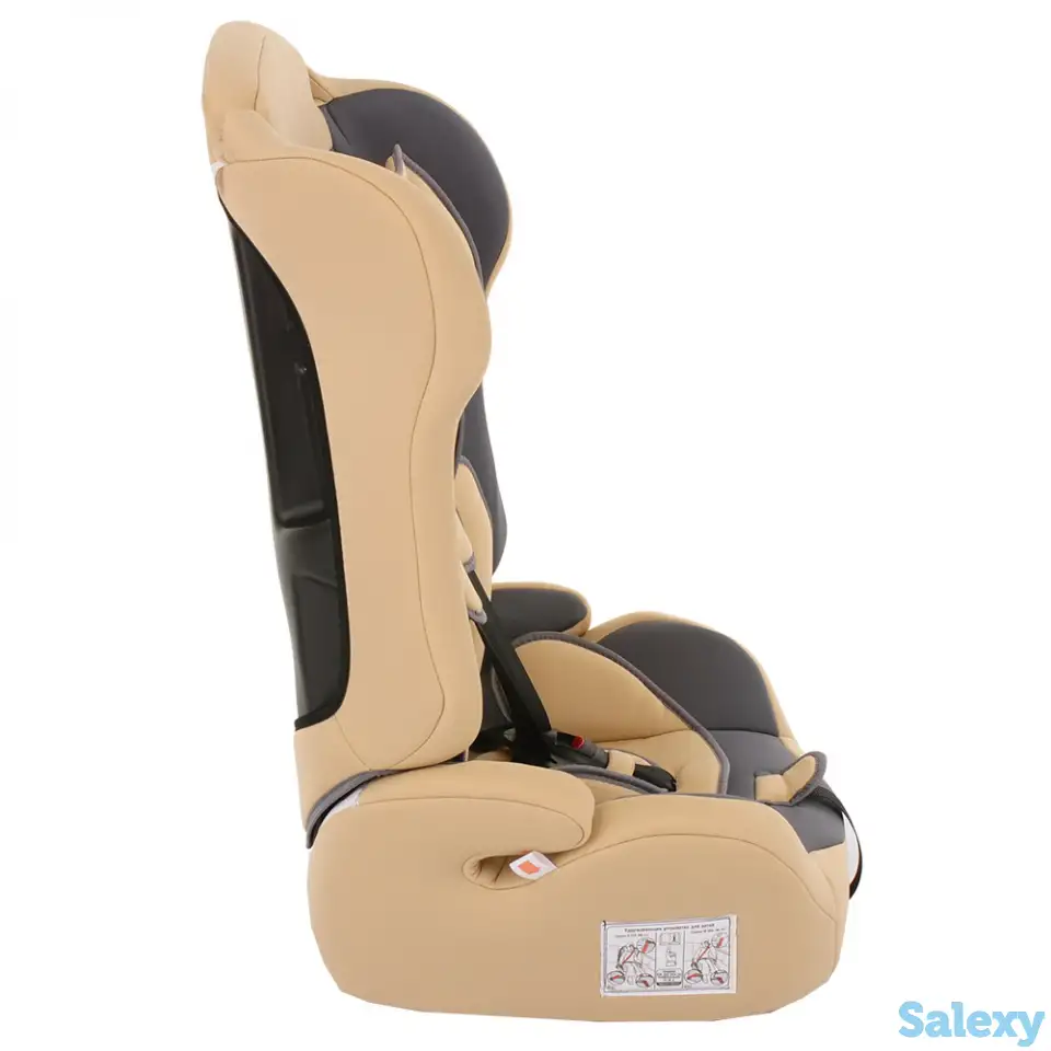 BAMBOLA Автомобильное кресло для детей 9-36 кг PRIMO Серый/Бежевый 2шт/кор, фотография 3