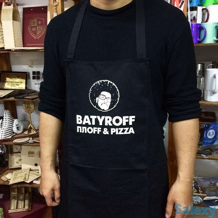 Печать на фартуках. Нанесение на фартуки логотипов или надписей., фотография 1