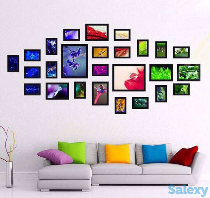 Мультирамка деревянная (рамка для фото, фоторамка, фотоколлаж), фотография 1