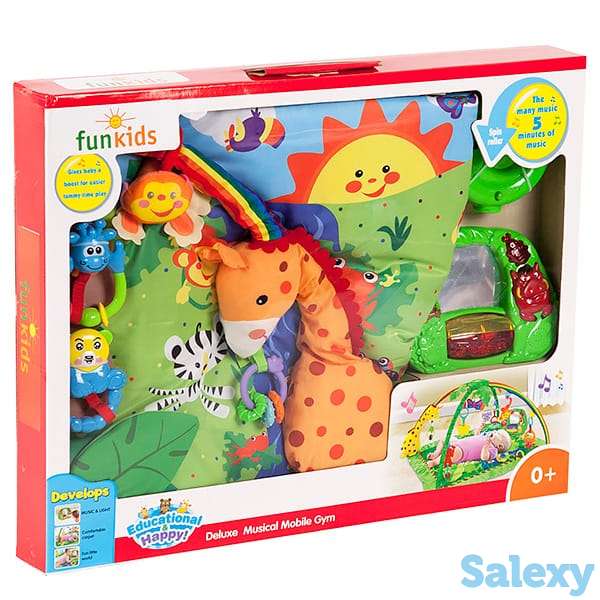 Развивающий коврик Funkids Delux Play Gym Giraffe, фотография 2