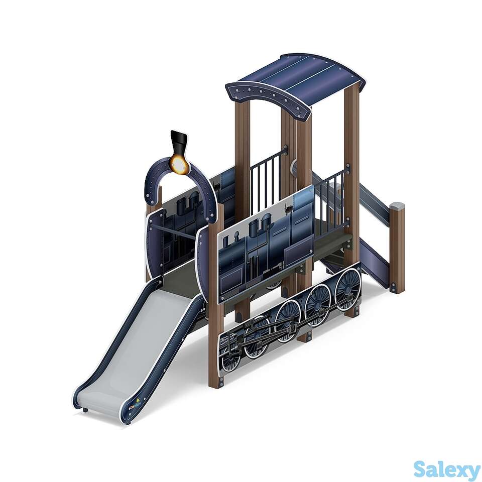 Детский игровой комплекс «паровозик» дик 1.03.5.01-14 h=750, фотография 1