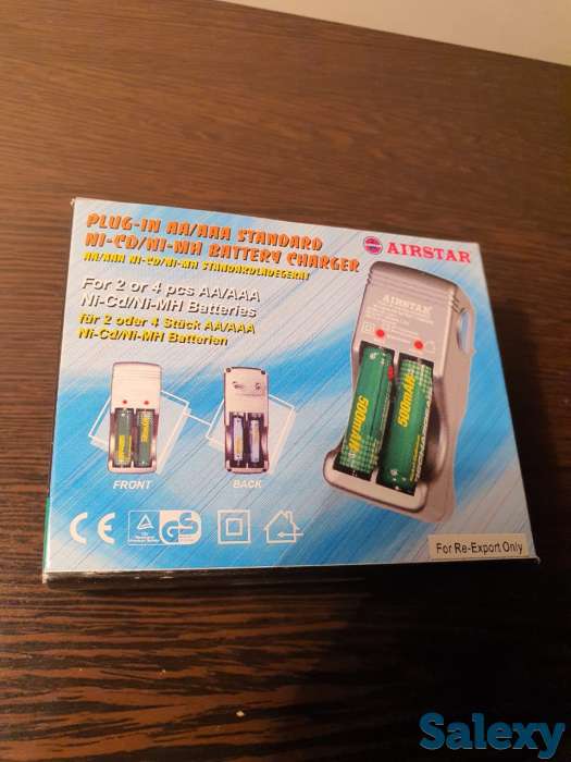 Зарядное устройство, зарядка для аккумуляторных батареек Ni-Cd/Mh, фотография 5