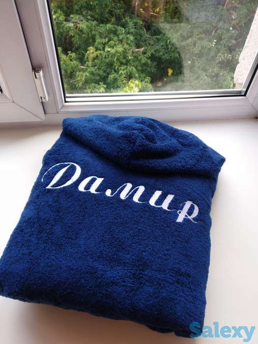 Именной махровый халат, фотография 3