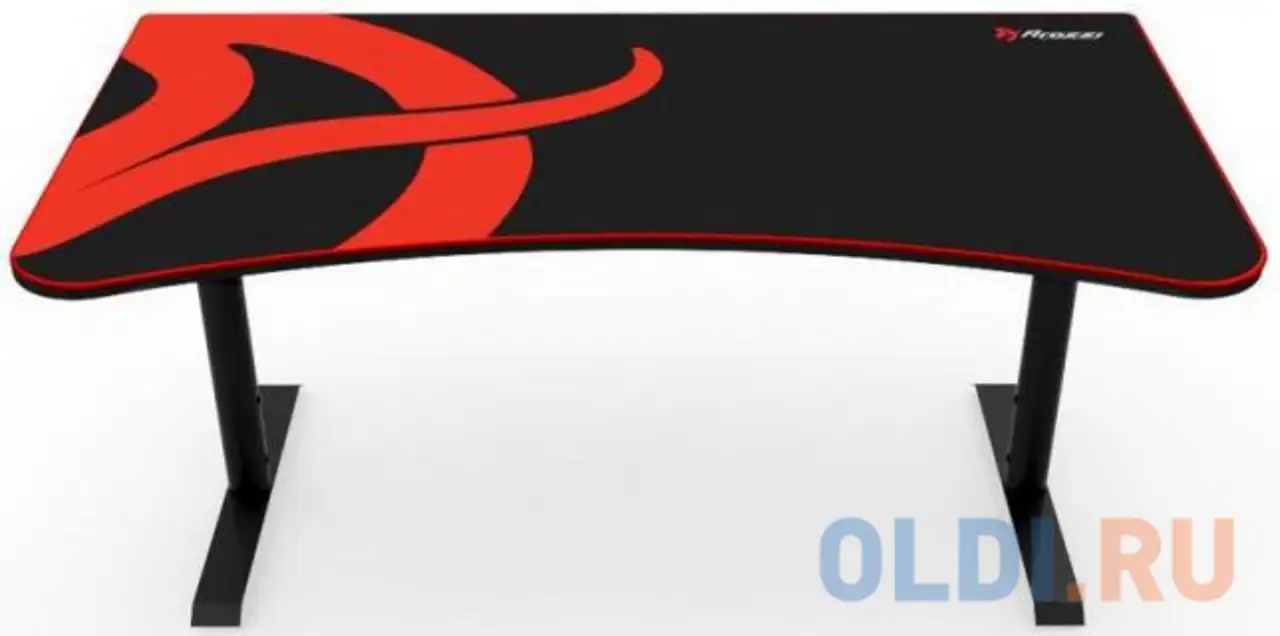 Стол для компьютера arozzi arena gaming desk - black, фотография 1