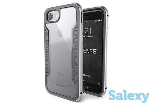 Чехол металлический x-doria defense shield для apple iphone se2020/8/7. серебристый, фотография 1