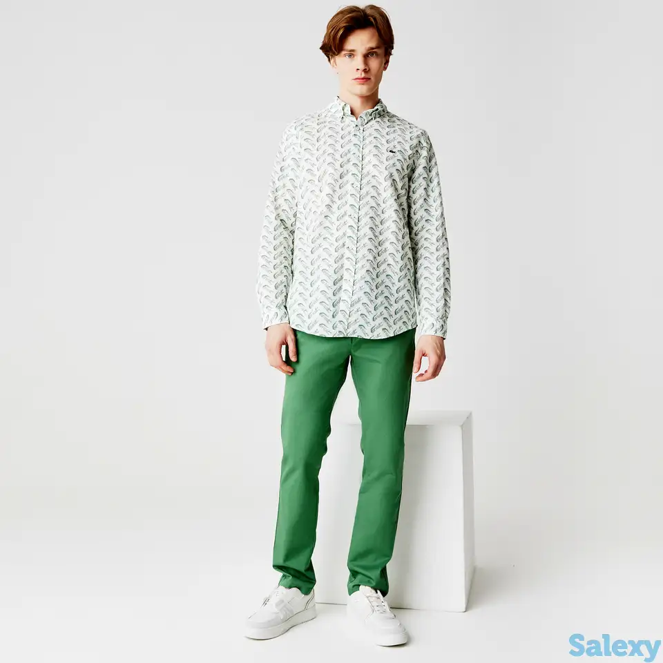Мужские брюки lacoste slim fit, фотография 1