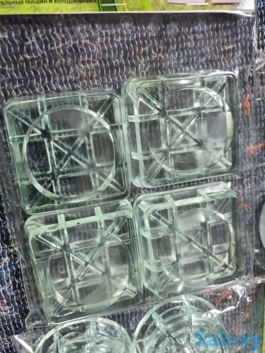 Антивибрационные подставки для стиральной машины, прозрачные, фотография 2