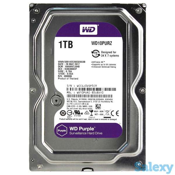 Продам жесткий диск Western Digital 1TB, Модель WD10PURZ, фотография 1