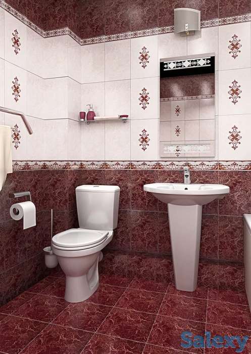 Укладка кафеля.ванные комнаты под ключ., фотография 1