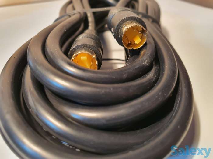 Межблочный кабель 4 DIN -4 DIN, круглый 4 контакта Премиум качество 5м, фотография 2