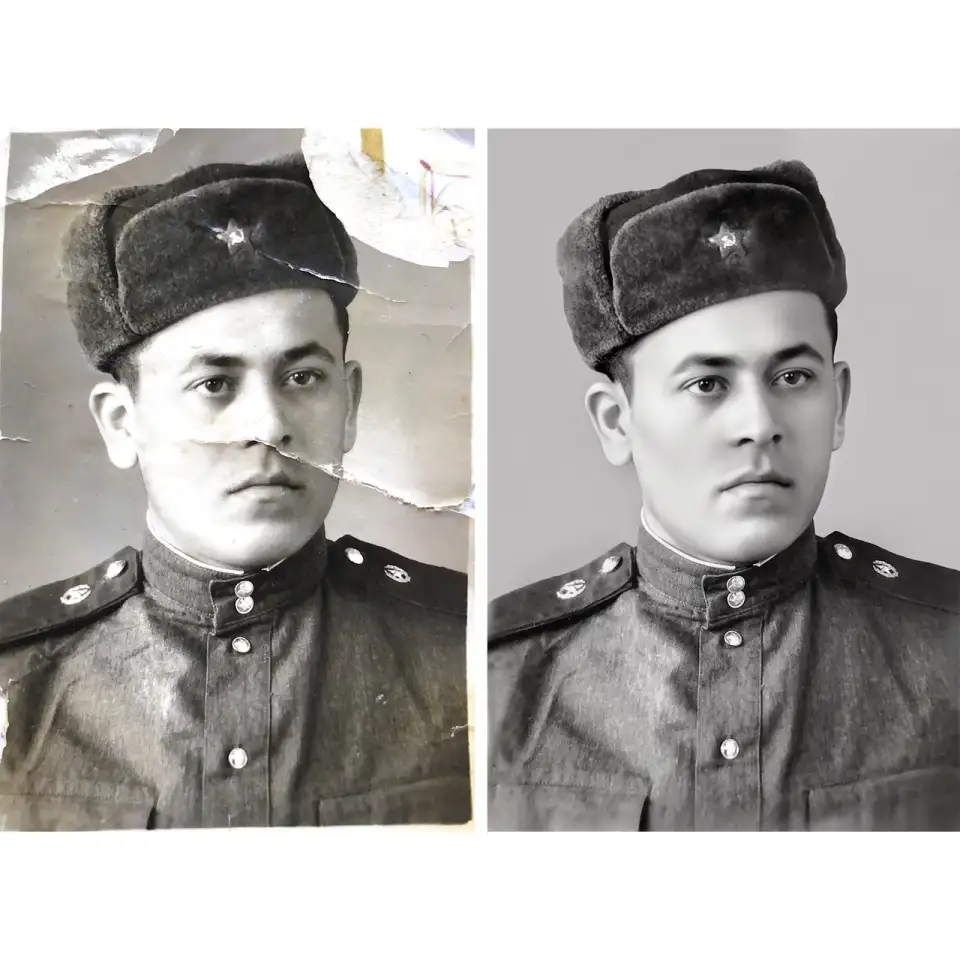 Реставрация фото восстановление старых фотографий Астана, фотография 12