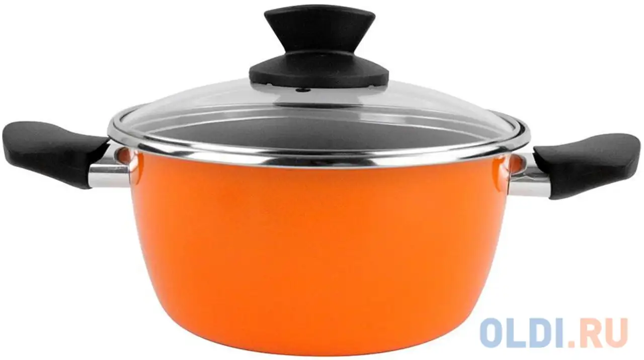 Кастрюля низкая с крышкой vitrinor valencia 21 20, фотография 1