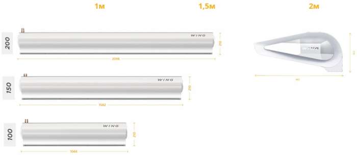 Тепловая завеса с водяным нагревателем WING , фотография 3