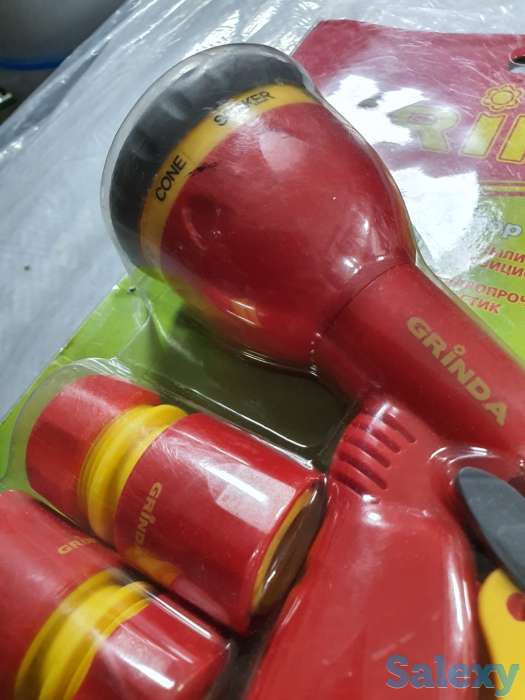 GRINDA набор поливочный с  распылителем 8 режимов, фотография 3