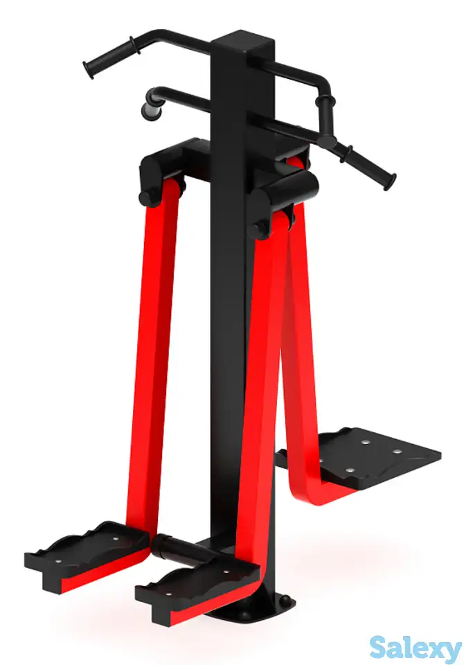 Хипс+маятник (красный) - уличный тренажер - ст 024-11, фотография 1