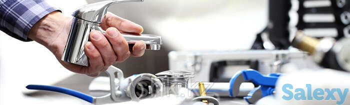 Замена счётчика воды эконом в алматы. услуги сантехника, фотография 1